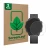 Parte frontale di una confezione del prodotto con il logo del marchio ScreenLeaf. Accanto è raffigurato il dispositivo Garmin 