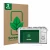 Parte frontale di una confezione del prodotto con il logo del marchio ScreenLeaf. Accanto è raffigurato il dispositivo Olympus