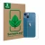 Parte frontale di una confezione del prodotto con il logo del marchio ScreenLeaf. Accanto è raffigurato il dispositivo Apple i