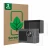 Parte frontale di una confezione del prodotto con il logo del marchio ScreenLeaf. Accanto è raffigurato il dispositivo Akaso B