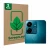 Parte frontale di una confezione del prodotto con il logo del marchio ScreenLeaf. Accanto è raffigurato il dispositivo Xiaomi 