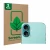 Parte frontale di una confezione del prodotto con il logo del marchio ScreenLeaf. Accanto è raffigurato il dispositivo Apple i
