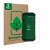 Parte frontale di una confezione del prodotto con il logo del marchio ScreenLeaf. Accanto è raffigurato il dispositivo Doogee 
