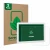 Parte frontale di una confezione del prodotto con il logo del marchio ScreenLeaf. Accanto è raffigurato il dispositivo Amazon 