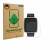 Parte frontale di una confezione del prodotto con il logo del marchio ScreenLeaf. Accanto è raffigurato il dispositivo Amazfit