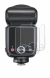 Immagine del dispositivo Godox V100 con un'ampia varietà di protezioni per lo schermo.