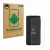 Parte frontale di una confezione del prodotto con il logo del marchio ScreenLeaf. Accanto è raffigurato il dispositivo Samsung