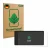 Parte frontale di una confezione del prodotto con il logo del marchio ScreenLeaf. Accanto è raffigurato il dispositivo Shelly 