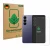 Parte frontale di una confezione del prodotto con il logo del marchio ScreenLeaf. Accanto è raffigurato il dispositivo Samsung