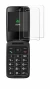 Immagine del dispositivo Panasonic KX-TU410 con un'ampia varietà di protezioni per lo schermo.
