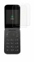 Immagine del dispositivo HMD 2660 Flip 4G con un'ampia varietà di protezioni per lo schermo.