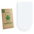Parte frontale di una confezione del prodotto con il logo del marchio ScreenLeaf. Accanto si trova la protezione per lo scherm