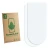 Parte frontale di una confezione del prodotto con il logo del marchio ScreenLeaf. Accanto si trova la protezione per lo scherm