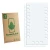Parte frontale di una confezione del prodotto con il logo del marchio ScreenLeaf. Accanto si trova la protezione per lo scherm
